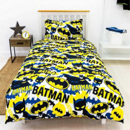DC comics Batman Camo Reversible Duvet Set Multicoloured (Single) - thumbnail 4