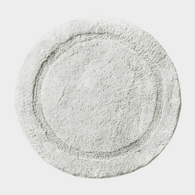 Allure Bath Fashions Round Bath Mat Non-Slip - Dove Grey - image 1