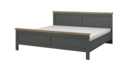 Arte Evora 32 Eu Super King Size Bed Frame W1910mm H890mm D2110mm - Green & Oak Lefkas, Contemporary Style - thumbnail 1