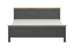Arte Evora 32 Eu Super King Size Bed Frame W1910mm H890mm D2110mm - Green & Oak Lefkas, Contemporary Style - thumbnail 2
