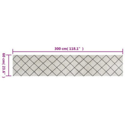 Berkfield Kitchen Rug Washable Square 60X300 Cm Velvet - thumbnail 5
