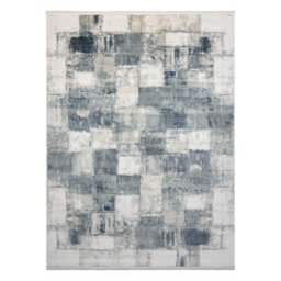 RugsX Distin 0143A Navy Blue / Blue / White Modern Carpet - Geometric, Vinta  120X170 Cm - thumbnail 3