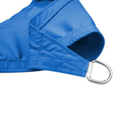 Sundaze 2X3M Rectangle Blue Sun Shade Sail Outdoor Garden Patio Sunscreen Uv Block With Free Rope - thumbnail 2