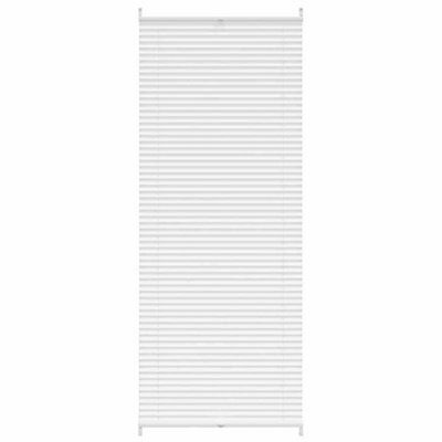 Berkfield Modern Plisse Blind 80X200Cm White Pleated Blind - image 1