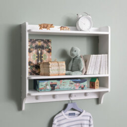 Nöa & Nani Noa & Nani Double Shelf With Coat Hook In Classic White Hege - thumbnail 3