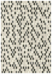 Aspect Furniture Taupe Mosaic Geometric Check Pattern Area Rug-Multi-Colour (Grey),120X170Cm - thumbnail 6