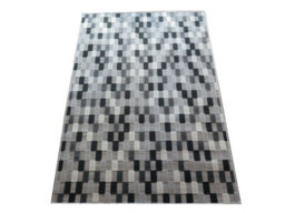Aspect Furniture Taupe Mosaic Geometric Check Pattern Area Rug-Multi-Colour (Grey),120X170Cm - thumbnail 4