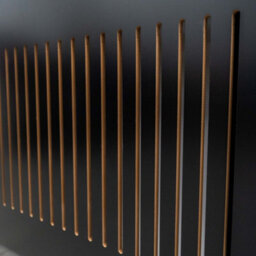 Jack Stonehouse Black Vertical Slat Mdf Radiator Cover - Adjustable - 140-204Cm (W) X 81.5Cm (H) X 19Cm (D) - thumbnail 2