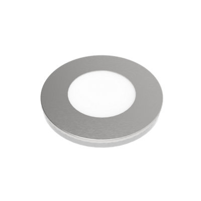 Sensio Apex Stainless Steel Effect Mains-Powered Led Variable White Under Cabinet Light Ip20 (L)75.4mm (W)75mm, Pack Of 3 - image 1