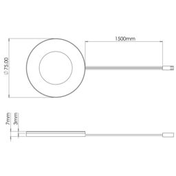Sensio Apex Stainless Steel Effect Mains-Powered Led Variable White Under Cabinet Light Ip20 (L)75.4mm (W)75mm, Pack Of 3 - thumbnail 4