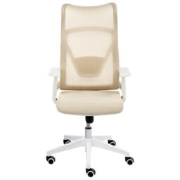 Beliani Office Chair Bard Beige - thumbnail 4
