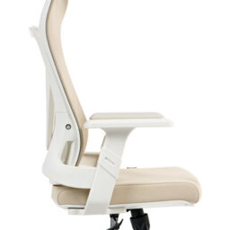 Beliani Office Chair Bard Beige - thumbnail 6