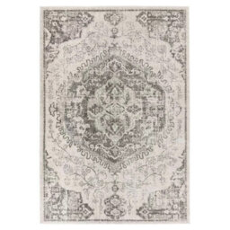 Xample Nova Medallion Ivory Rug 160 X 230 Cm Machine Woven Polypropylene Rug, Durable Neutral Design, Made In Turkey - thumbnail 2