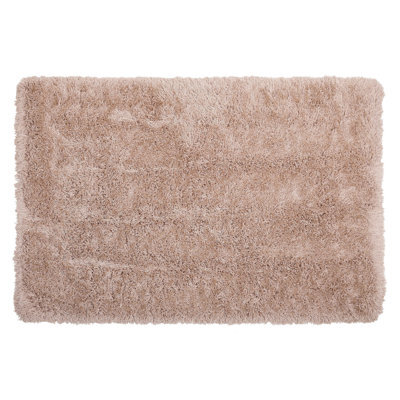 Beliani Shaggygy Rug Cide Beige 140 X 200 Cm - image 1