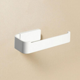 Cosmic Toilet Roll Holder, Self-Adhesive Or Screw-In, Stainless Steel, Hidden Fixings, Anti-Corrosion, Matt White, Nea Collection - thumbnail 6