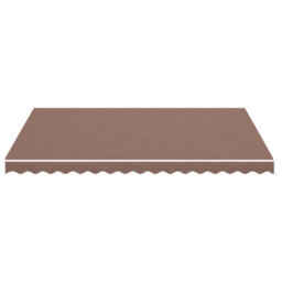 Berkfield Replacement Fabric For Awning Brown 4X3 M - thumbnail 3