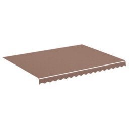 Berkfield Replacement Fabric For Awning Brown 4X3 M - thumbnail 2