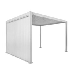 Sweeek - Vertical Adjustable Louver Panel 3M For Triomphe Pergola 3X3M V2 4X3M 6X3M White - thumbnail 5