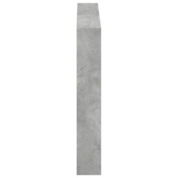 Berkfield Headboard Cabinet With Led Concrete Grey 100X17X102 Cm - thumbnail 7