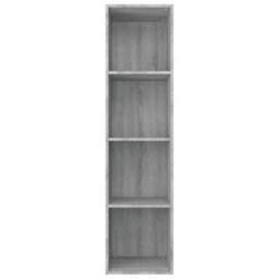 Berkfield Book Cabinet/tv Cabinet Grey Sonoma 36X30X143 Cm Engineered Wood - thumbnail 3