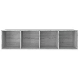 Berkfield Book Cabinet/tv Cabinet Grey Sonoma 36X30X143 Cm Engineered Wood - thumbnail 6