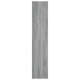 Berkfield Book Cabinet/tv Cabinet Grey Sonoma 36X30X143 Cm Engineered Wood - thumbnail 4