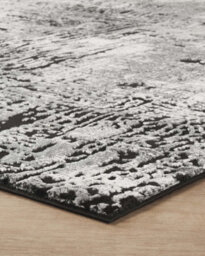Belgravia Living Room Area Rug Metallic Sheen Modern Illusion Design Grey 200Cm X 290Cm - thumbnail 5