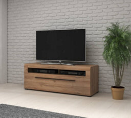 Arte Tulsa Oak Grandson Tv Cabinet With Integrated Led - W1400mm X H520mm X D500mm - thumbnail 2