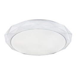 Luminosa Lighting Luminosa Andi Decorative Flush Ceiling Light White 1X Rgb Led Dimmable 3000-6500K Remote Control - thumbnail 2