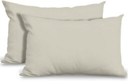 Gaveno Cavailia Percale Plain Pillowcase Cream, Pair