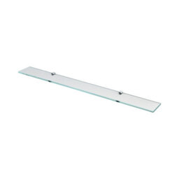 Emke Wall Mounted Glass Shelf, Glass Floating Storage Shelf, 780X92X8mm - thumbnail 1