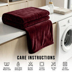 Pamposh Flannel Fleece Single Throw Blankets Microfiber Solid Blanket For Bed And Couch Ultrasoft Lightweight Plush Fleece Blanket - thumbnail 9