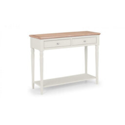 Ashfield Grey Lacquered Console Table With 2 Drawers - thumbnail 5