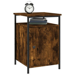 Berkfield Durable Bedside Cabinets 2 Pcs Smoked Oak 40X42X60 Cm Engineered Wood - thumbnail 4