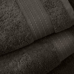 Bianca Fine Linens Supima Cotton 50X90Cm Hand Towel Charcoal Grey - thumbnail 2