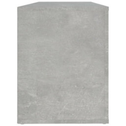 Berkfield Shoe Cabinet Concrete Grey 100X35X45 Cm Engineered Wood - thumbnail 6