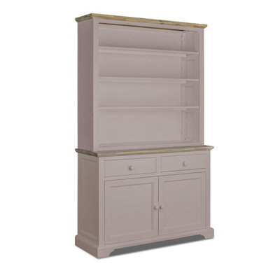 Statement Furniture Florence Truffle Display Cabinet With Height Adjustable Shelves And Cupboard - image 1