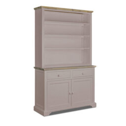 Statement Furniture Florence Truffle Display Cabinet With Height Adjustable Shelves And Cupboard - thumbnail 3