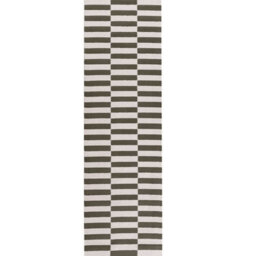 The Rugs Loft Olive And Ivory Striped Living Room Area Rug And Runners Soft Pile - thumbnail 9