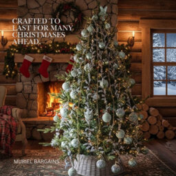 Grey Rattan Christmas Tree Base Skirt Small 40X58X26Cm Natural Wicker Rustic Tree Collar For Real Or Artificial Trees - D58 - thumbnail 5