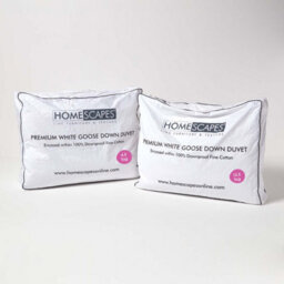 Homescapes Premium White Goose Down 15 Tog All Seasons Duvet, Super King
