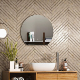 Royal Bathrooms Enso 600 X 600mm Round Undercut Led Illuminated Anti-Fog Mirror - thumbnail 2