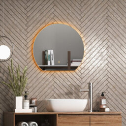 Royal Bathrooms Enso 600 X 600mm Round Undercut Led Illuminated Anti-Fog Mirror - thumbnail 8