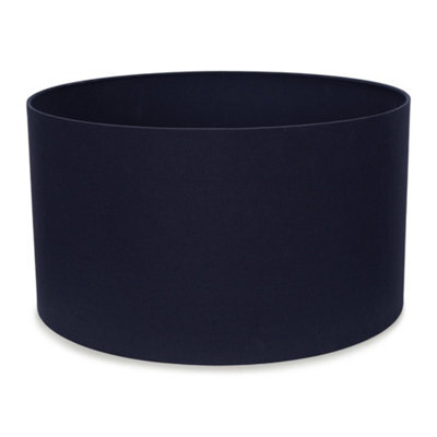 Valuelights Reni Navy Fabric Drum Ceiling Lamp Shade (D)45Cm - image 1