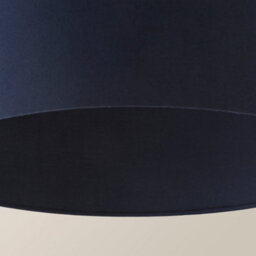 Valuelights Reni Navy Fabric Drum Ceiling Lamp Shade (D)45Cm - thumbnail 5