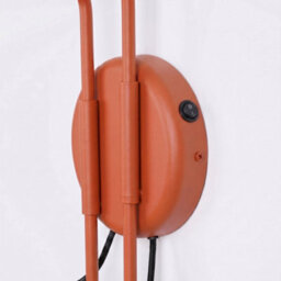 Sollux Lighting Nox Steel Red Ochre 2 Lights Modern Wall Lamps - thumbnail 7