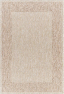 Livabliss Tuareg-Cottage Beige Ivory In- & Outdoor Jute-Look Rug 200 X 275 Cm Easy Care, Non Shedding - image 1