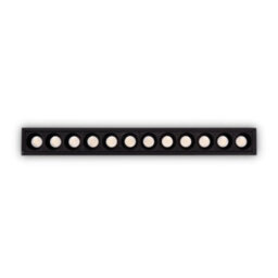 Ideal Lux Lika 20W 12X Led Recessed Downlight Black 3000K