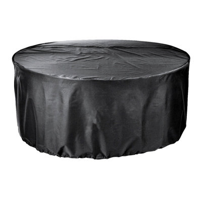 Cozy Bay Ezbreathe 6 8 Seat Round Patio Set Cover In Black - image 1