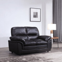 Furniture Instore Verona Black Leather 3+2 Seater Sofa Set Collection - thumbnail 4